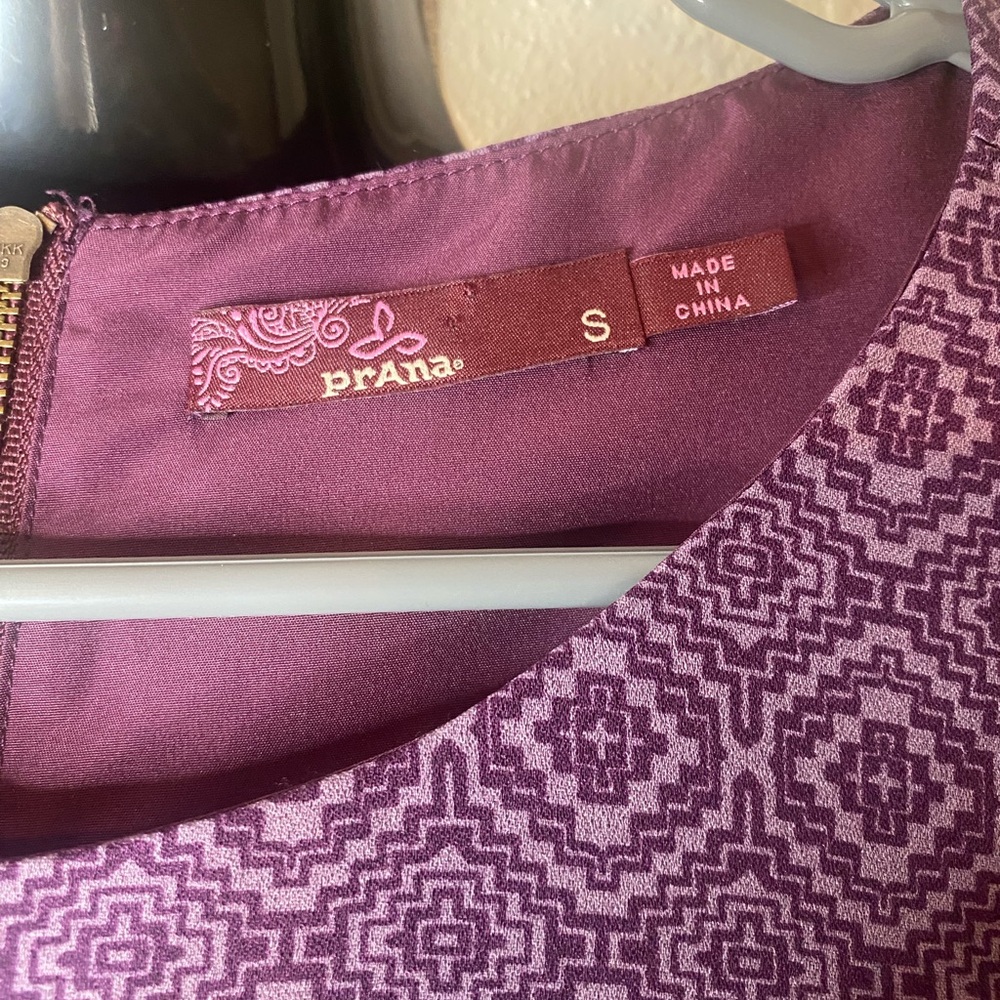 PRANA Purple Geometric Dress - Picture 5 of 7